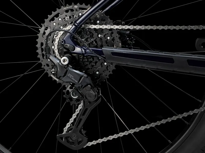 TREK Marlin 6 Gen 3 Hardtail Mountain Bike in Rage Red to Deep Dark Blue Fade-1