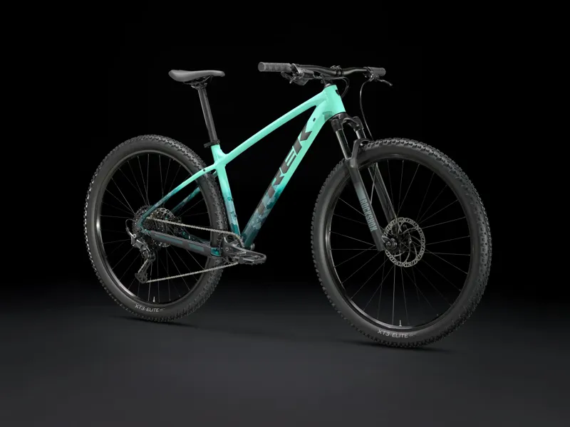 TREK Marlin 6 Gen 3 Hardtail Mountain Bike in Miami Green to Dark Aquatic Fade-10