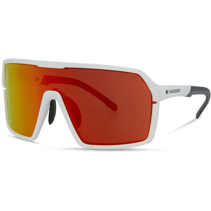 Madison Crypto Sunglasses in Gloss White