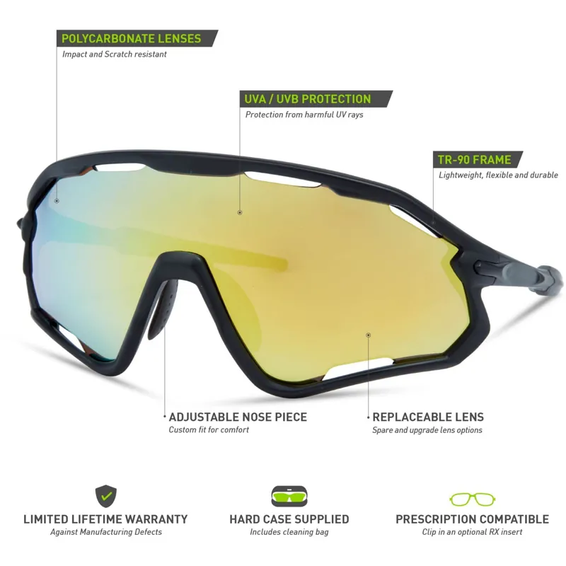 Madison Code BreakerII Sunglasses in Matte Black-6