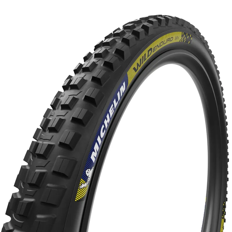 Michelin Wild Enduro MS Racing Line Mountain Bike Tyre in Blue and Yellow - 27.5 and 29er