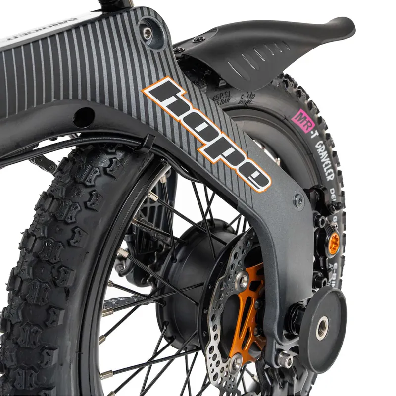 MiRiDER One Hope Edition 252Wh Folding Electric Bike in Onyx Grey-7