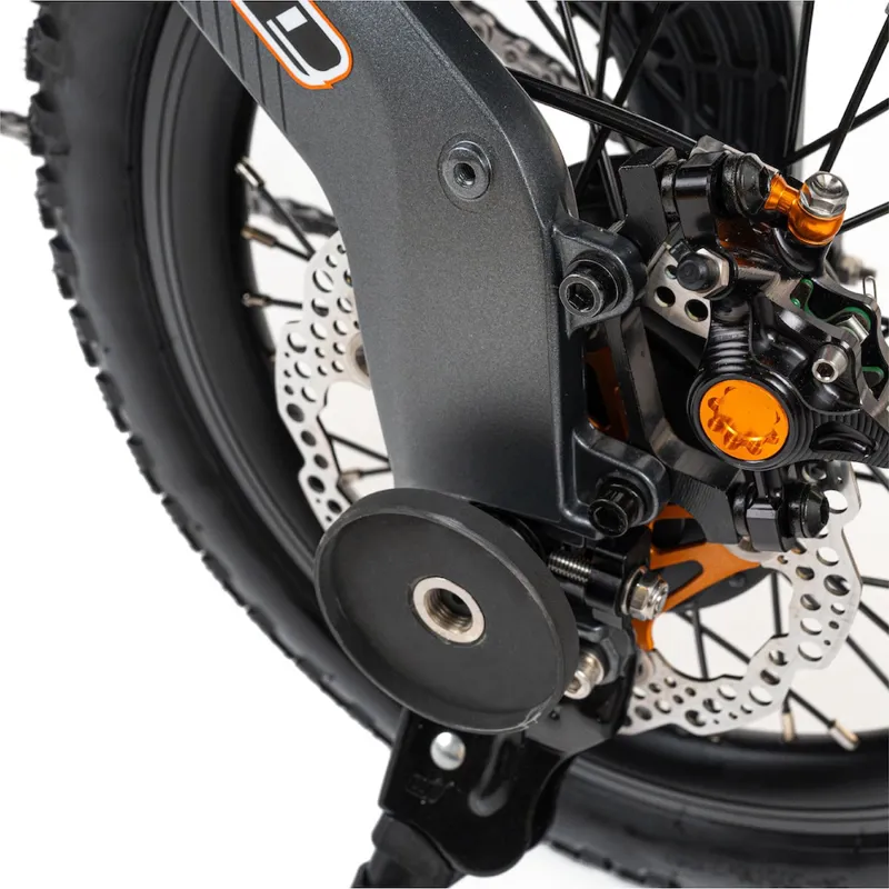 MiRiDER One Hope Edition 252Wh Folding Electric Bike in Onyx Grey-9
