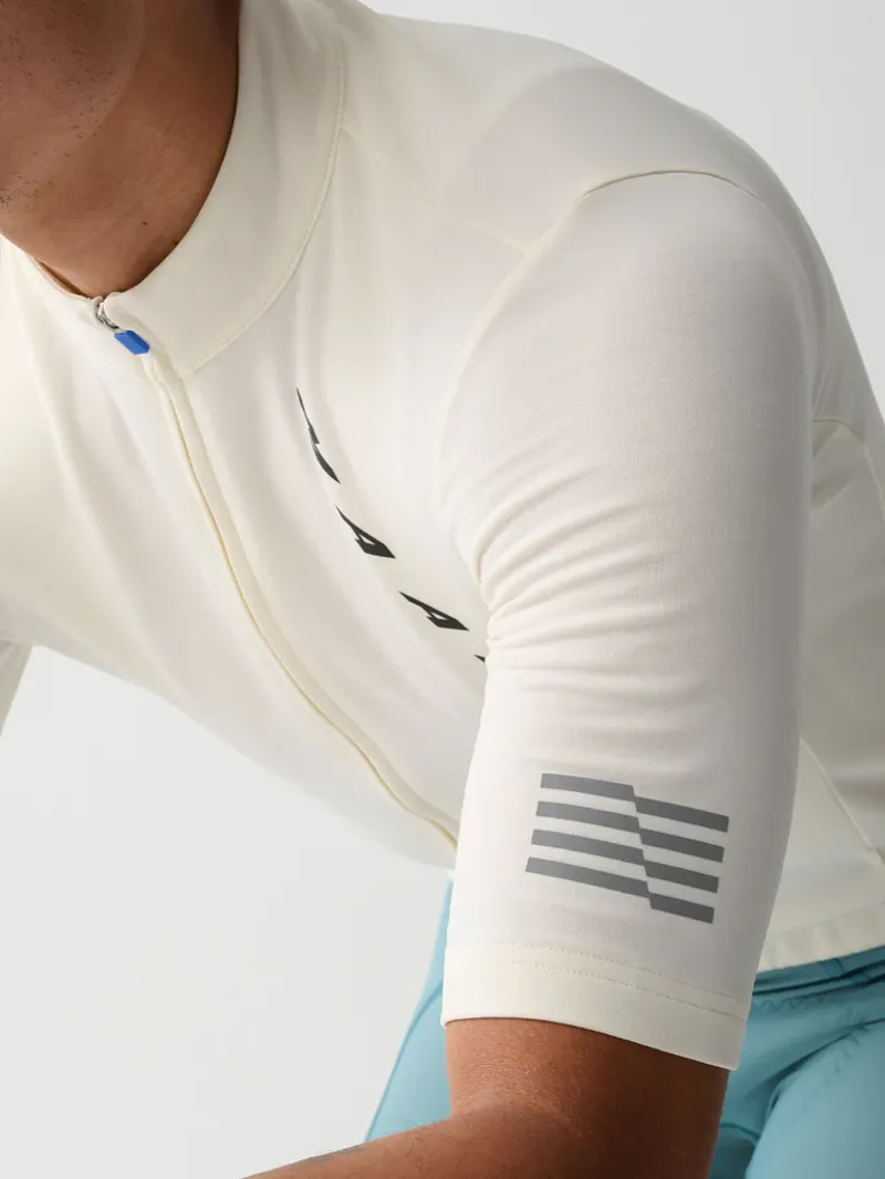 MAAP Embark Team Short Sleeve Cycling Jersey in Chalk-3