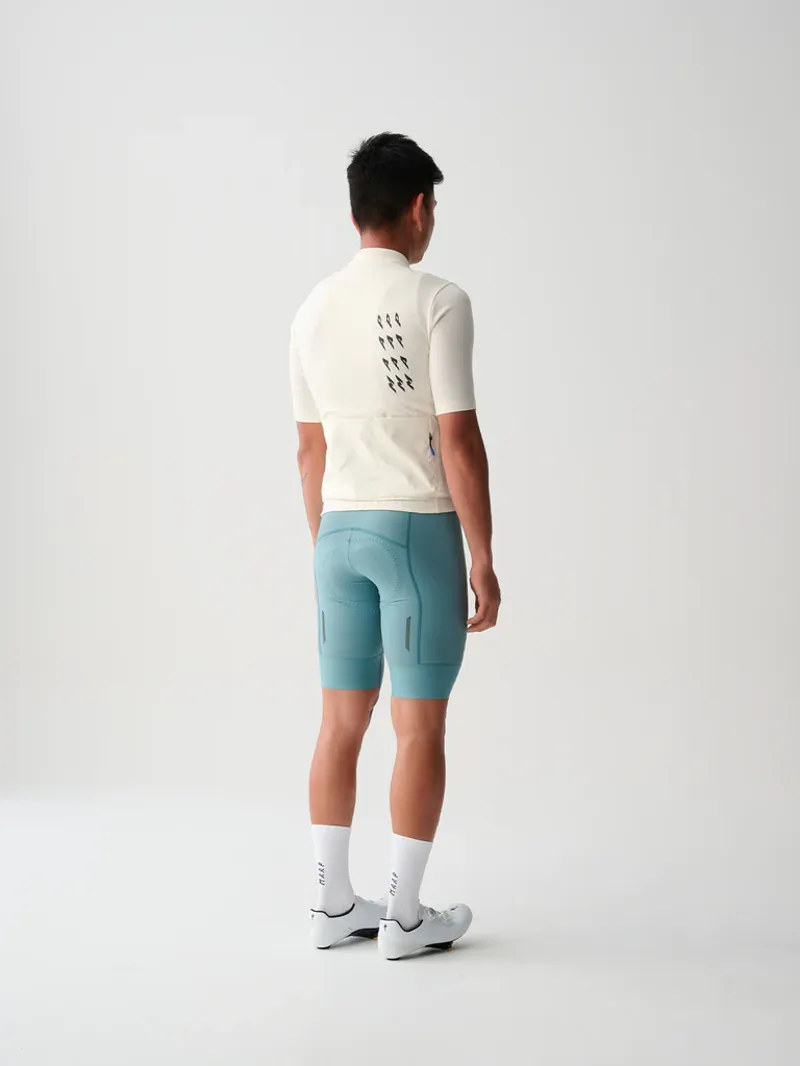MAAP Embark Team Short Sleeve Cycling Jersey in Chalk-2