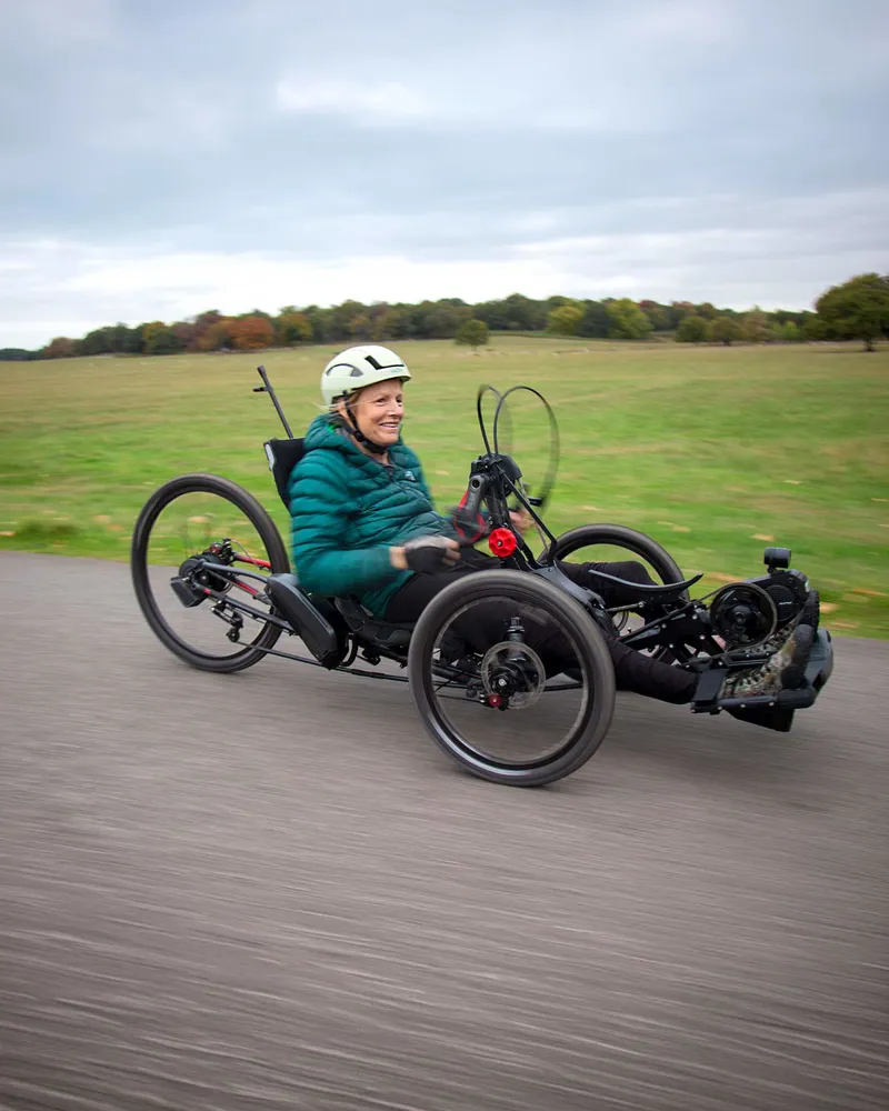 ICE Handcycle / Handtrike riding view