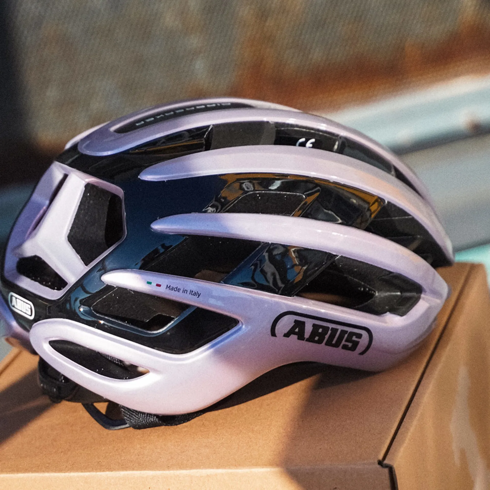 Cycling helmet Stock Image