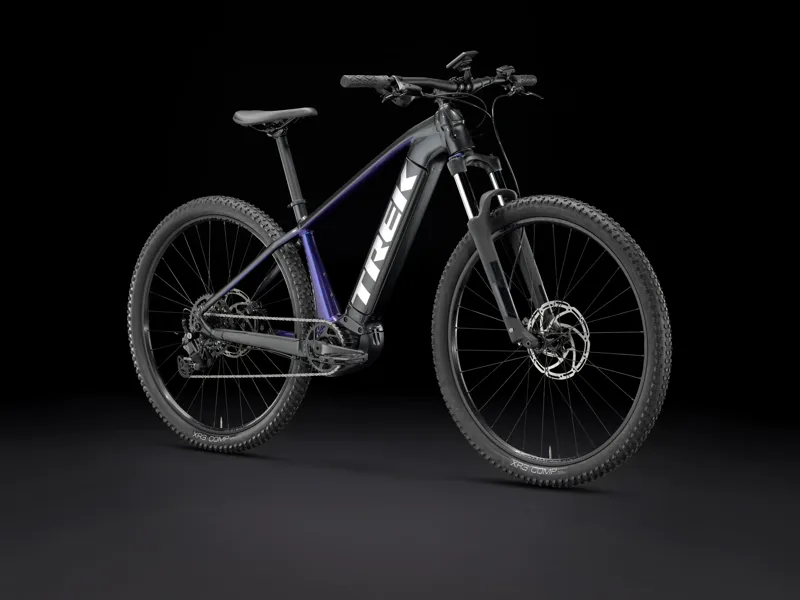 TREK Powerfly 4 625W Gen 4 Electric Mountain Bike in Grey and Purple Flip-10