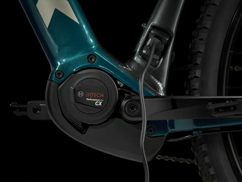 TREK Powerfly 4 625W Gen 4 Electric Mountain Bike in Dark Aquatic and Black-2