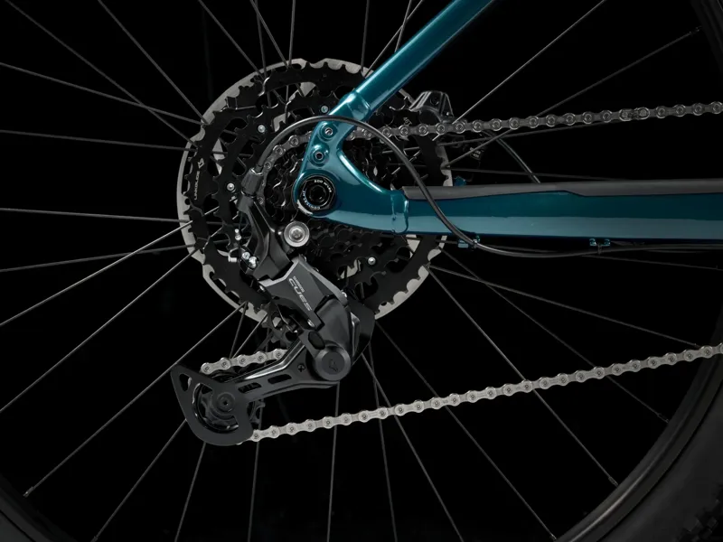 TREK Powerfly 4 625W Gen 4 Electric Mountain Bike in Dark Aquatic and Black-6