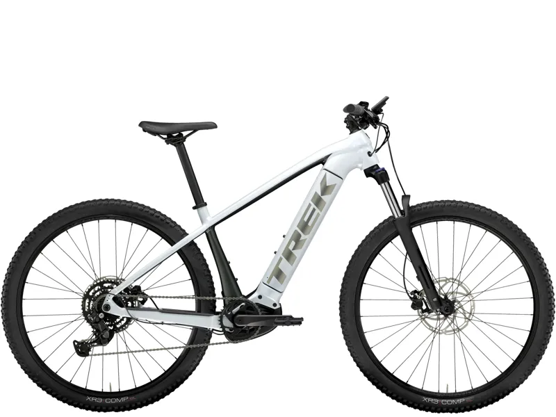 TREK Powerfly 4 625W Gen 4 Electric Mountain Bike in Grey Pearl and Lithium Grey