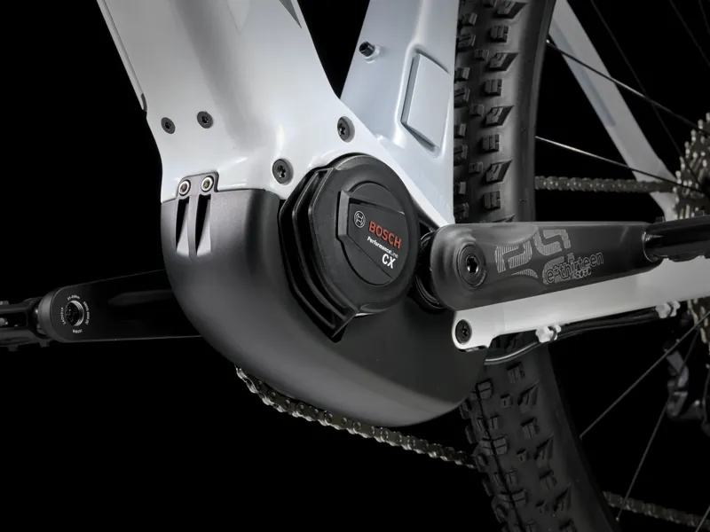 TREK Powerfly 5 Gen 4 625Wh Electric Mountain Bike in White Prismatic and Plasma Grey Pearl-8