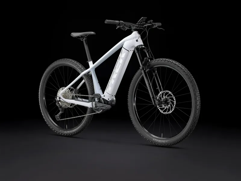 TREK Powerfly 5 Gen 4 625Wh Electric Mountain Bike in White Prismatic and Plasma Grey Pearl-10