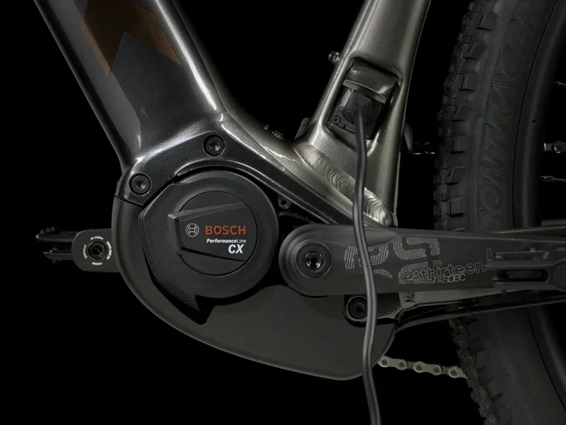 TREK Powerfly 7 Gen 4 625 Wh Electric Mountain Bike in Dnister Black and Mercury-2