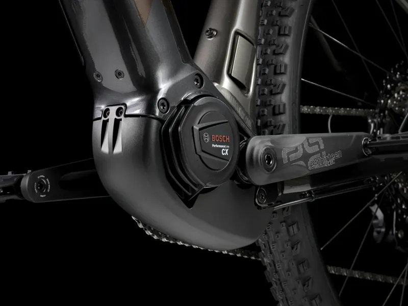TREK Powerfly 7 Gen 4 625 Wh Electric Mountain Bike in Dnister Black and Mercury-8