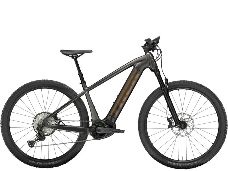 TREK Powerfly 7 Gen 4 625 Wh Electric Mountain Bike in Dnister Black and Mercury