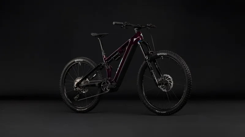 Cube Stereo Hybrid ONE77 HPC SLX 800Wh Electric Full Suspension Mountain Bike in Liquidred and Black-8