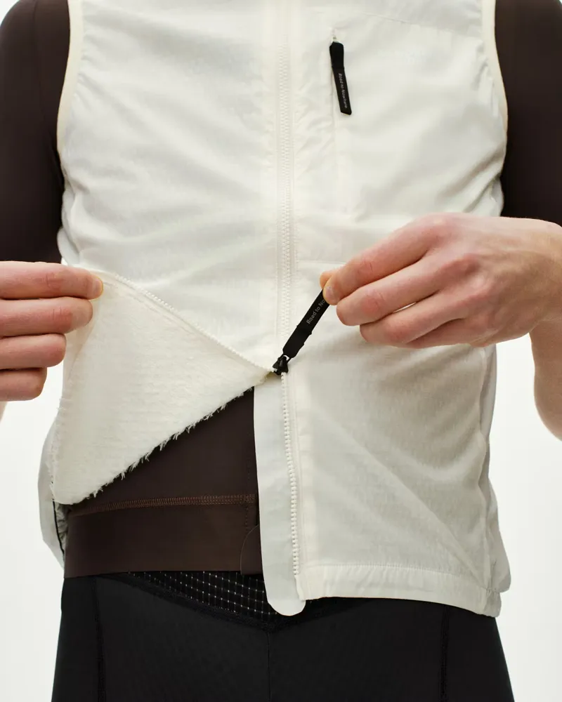 Pas Normal Studios Men's Essential Insulated Gilet in Off White-6