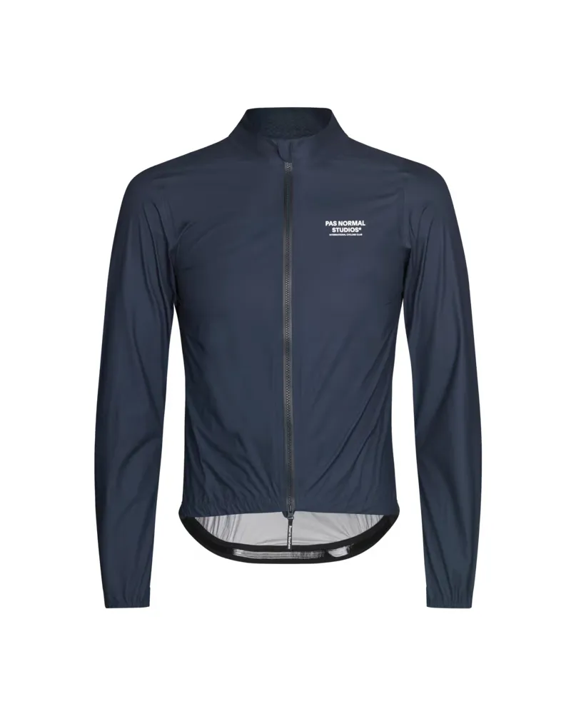 Pas Normal Studios Men's Mechanism Pertex Rain Jacket in Navy