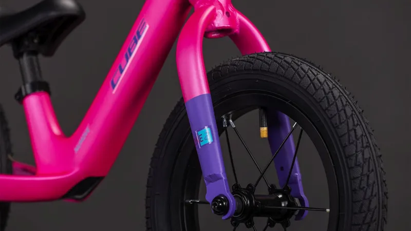 Cube Numove 120 Walk 12 Inch Kids Balance Bike in Fucsia and Plum-2