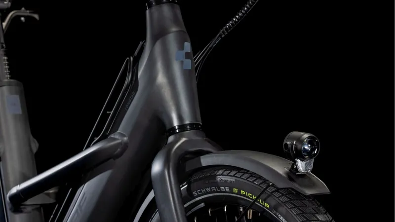 Cube Longtail Hybrid Family 725Wh Electric Cargo Bike in Grey and Reflex-1