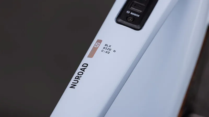 Cube Nuroad Hybrid C:62 SLX 400Wh Electric Gravel Bike in Iceblue and Prism-3