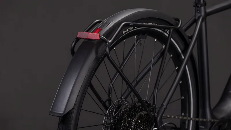 Cube Editor Hybrid Pro FE 400Wh Electric Hybrid Bike in Coal and Prism-6