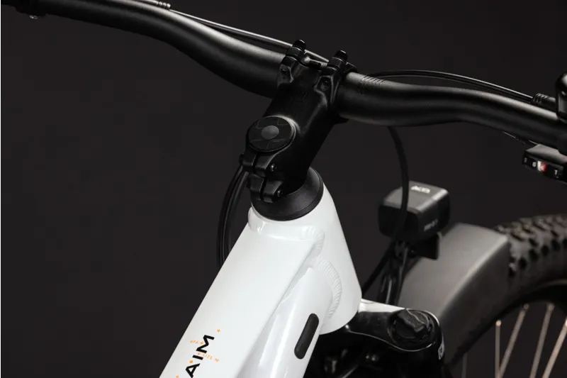 Cube Aim One FE Hardtail Mountain Bike in White and Black-1