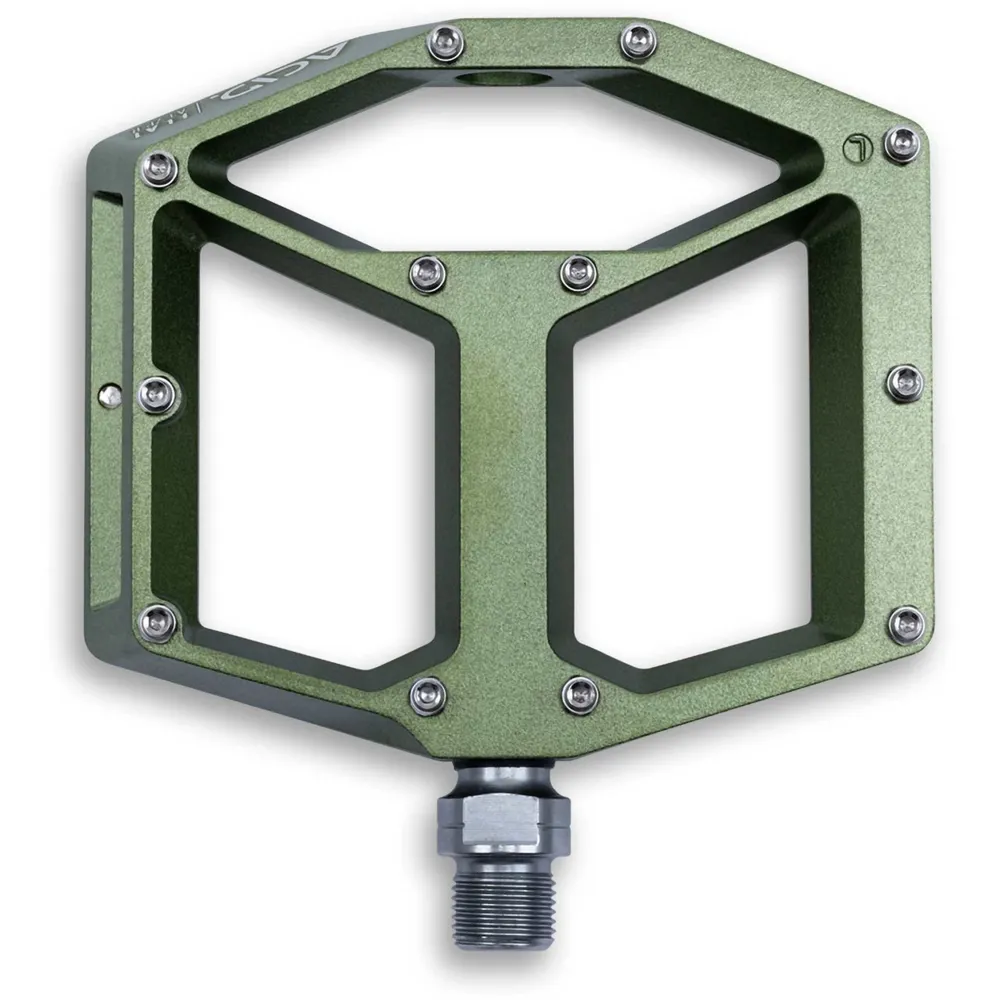 Team Cycles Acid A3-ZP R Flat Mountain Bike Pedals in Olive | Interest FREE Finance & Online Refund Policy.