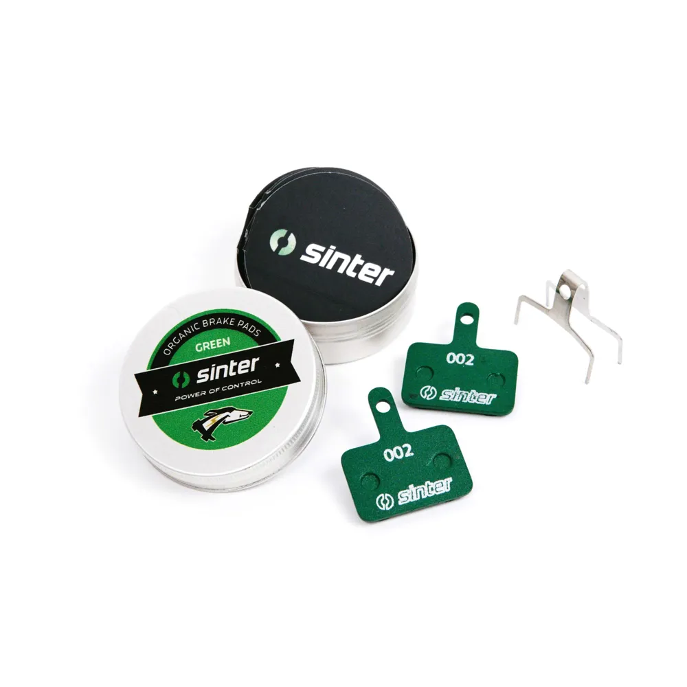 Team Cycles Sinter 02 Shimano B Typre Disc Brake Pads - Green | Interest FREE Finance & Online Refund Policy.