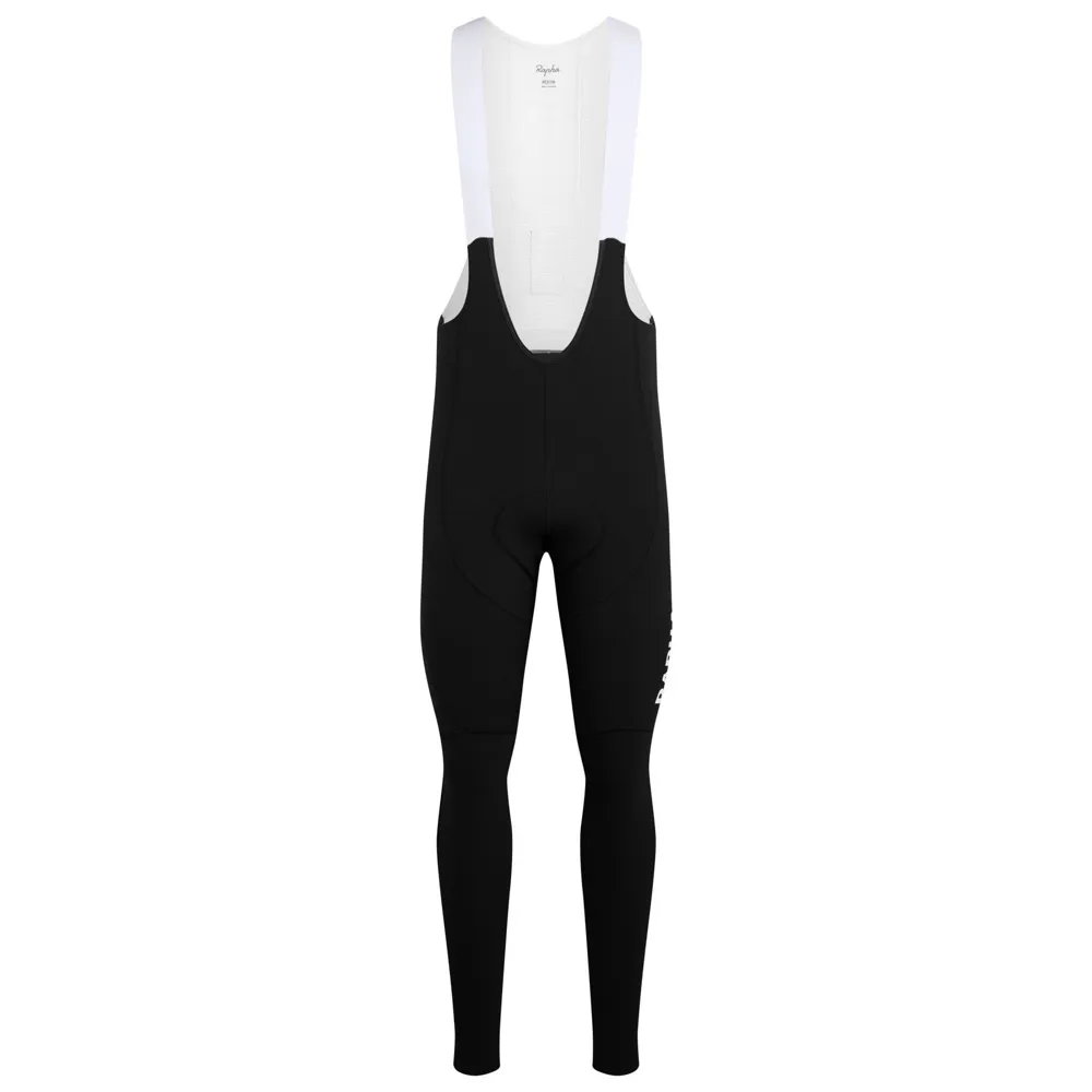 Team Cycles Rapha Pro Team Winter Tights with Pad II in Black and White | Interest FREE Finance & Online Refund Policy.