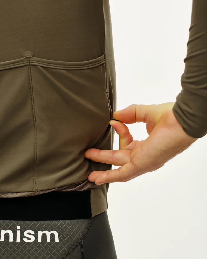 Pas Normal Studios Mechanism Long Sleeve Jersey in Mud-6