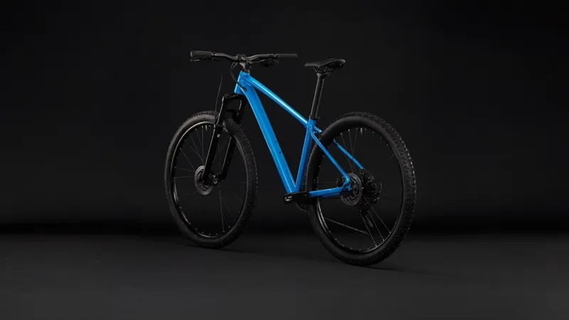 Cube Aim Pro Mountain Bike in Topasblue and Blue-6