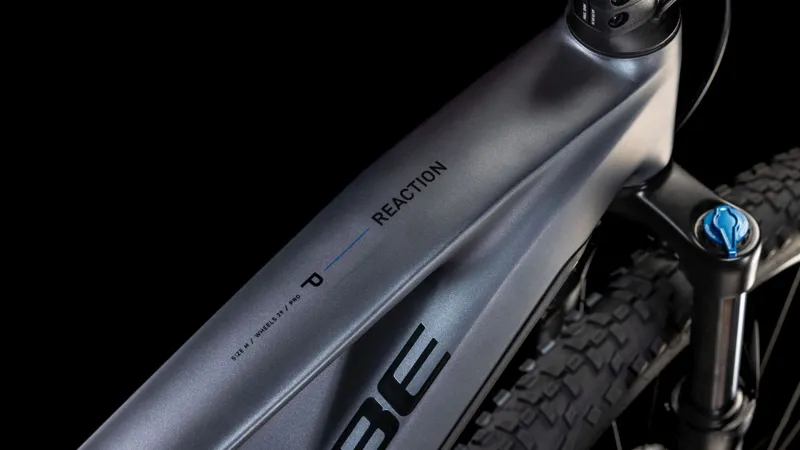 Cube Reaction Hybrid Pro 600Wh Electric Mountain Bike in Metallicgrey and Black-1