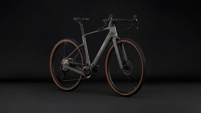 Cube Nuroad Hybrid C:62 Race 400Wh Electric Gravel Bike in Oldgrey and Grey-8