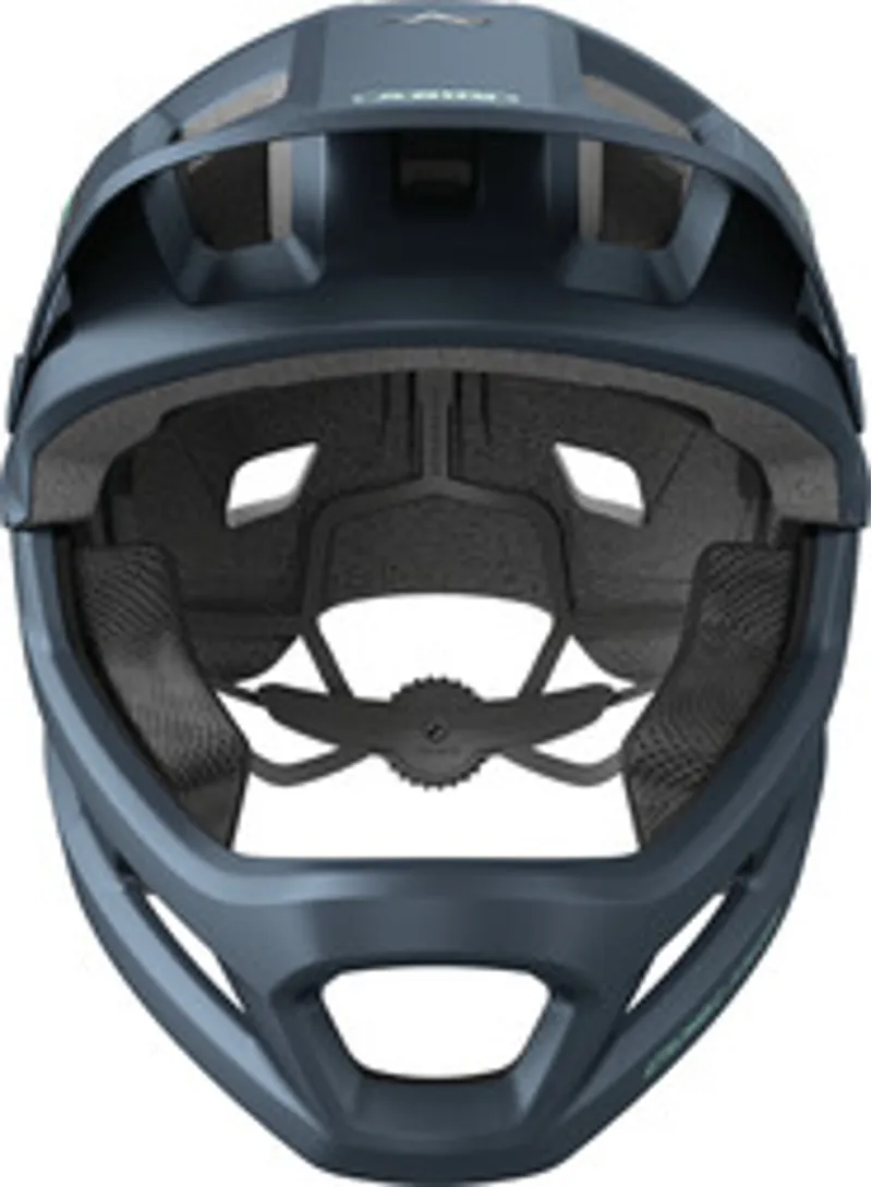 Abus Youdrop FF Kids Full Face Mountain Bike Helmet in Midnight Blue-1
