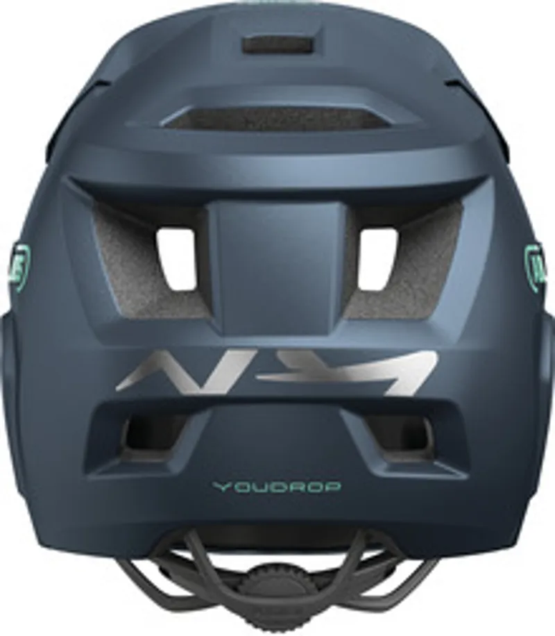 Abus Youdrop FF Kids Full Face Mountain Bike Helmet in Midnight Blue-2