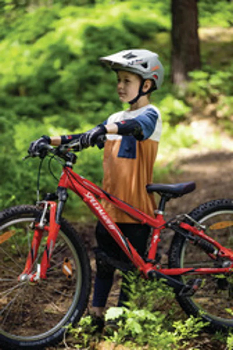 Abus Youdrop FF Kids Full Face Mountain Bike Helmet in Midnight Blue-5