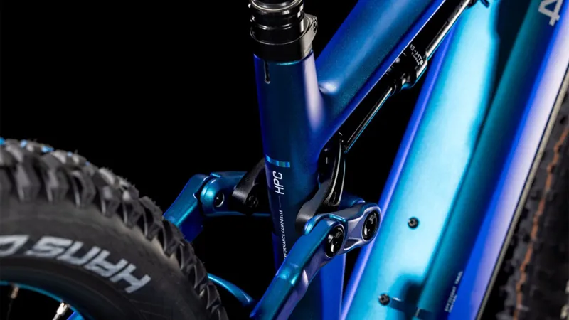 Cube Stereo Hybrid ONE44 HPC SLX 800Wh Full Suspension Electric Mountain Bike in Nebula 2025 nebula/white-4