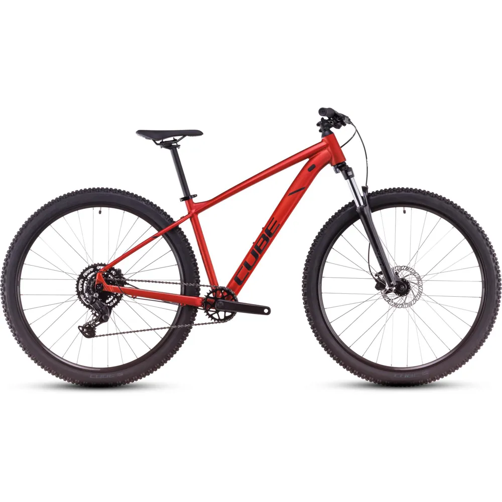 Team Cycles Cube Aim Pro Mountain Bike in Fireorange and Black | Interest FREE Finance & Online Refund Policy.
