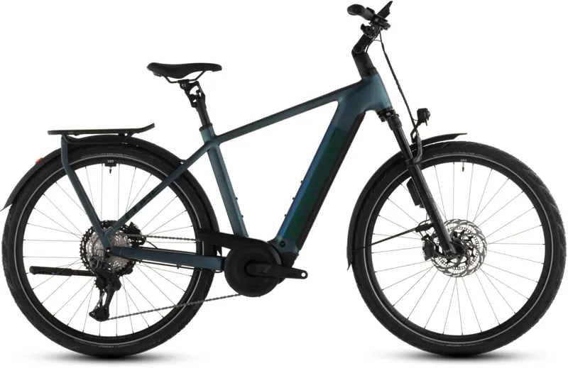 Cube Kathmandu Hybrid SLT 800Wh Electric Hybrid Bike in Duskwood and Goblin