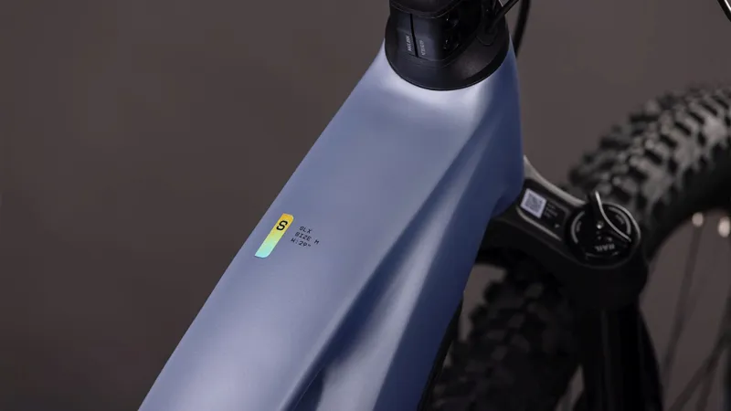 Cube Reaction Hybrid SLX 800Wh Electric Mountain Bike in Gauzegrey and Iceblue-1