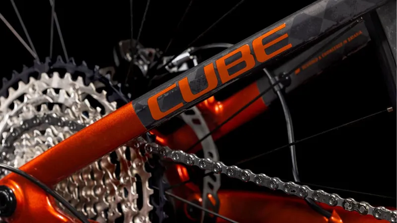 Cube AMS ONE11 C:68X Pro 20 Full Suspsnesion Mountain Bike in Electricorange Carbon-3