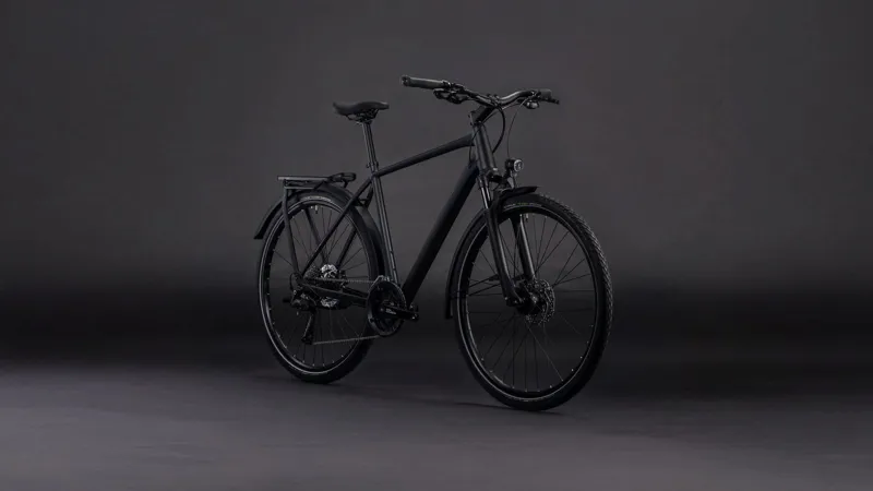 Cube Kathmandu Pro Hybrid Bike in Coal and Black-6