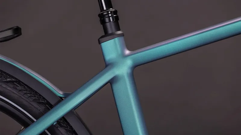 Cube Kathmandu Hybrid EXC 800Wh Electric Hybrid Bike in Smardgrey and Prism-2