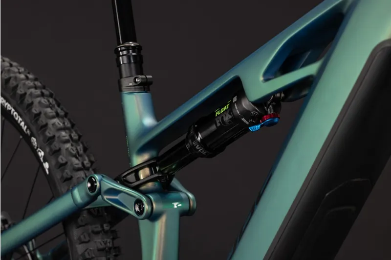 Cube Stereo Hybrid ONE44 HPC SLX 800Wh Electric Full Suspension Moutnain Bike in Jungali and Black-2