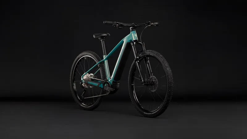 Cube Reaction Hybrid Performance 720Wh Electric Hybrid Bike in Maldivian and Black-9