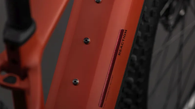 Cube Reaction Hybrid Race 800Wh Electric Mountain Bike in Amber and Black-1