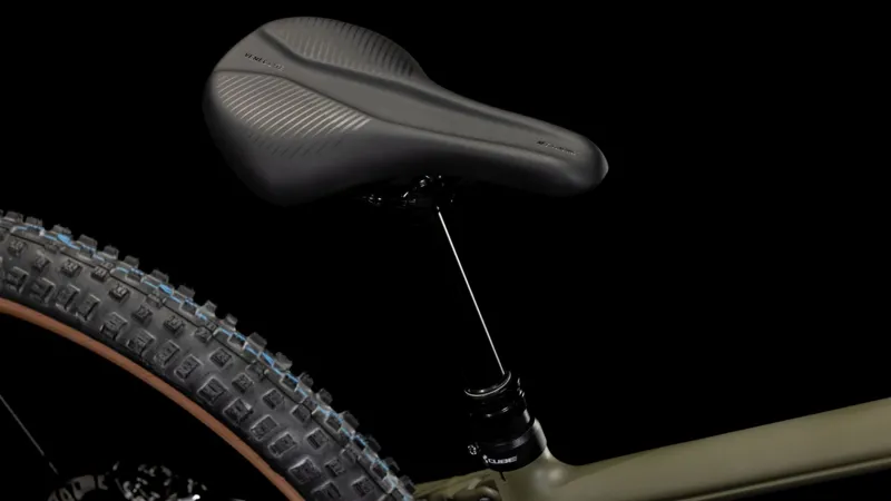 Cube Stereo ONE44 HPC Rookie Full Suspension Mountain Bike in Dustyolive and Gold-3