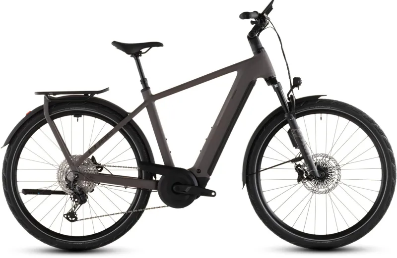 Cube Kathmandu Hybrid EXC 800Wh Electric Hybrid Bike in Cedar and Chrome